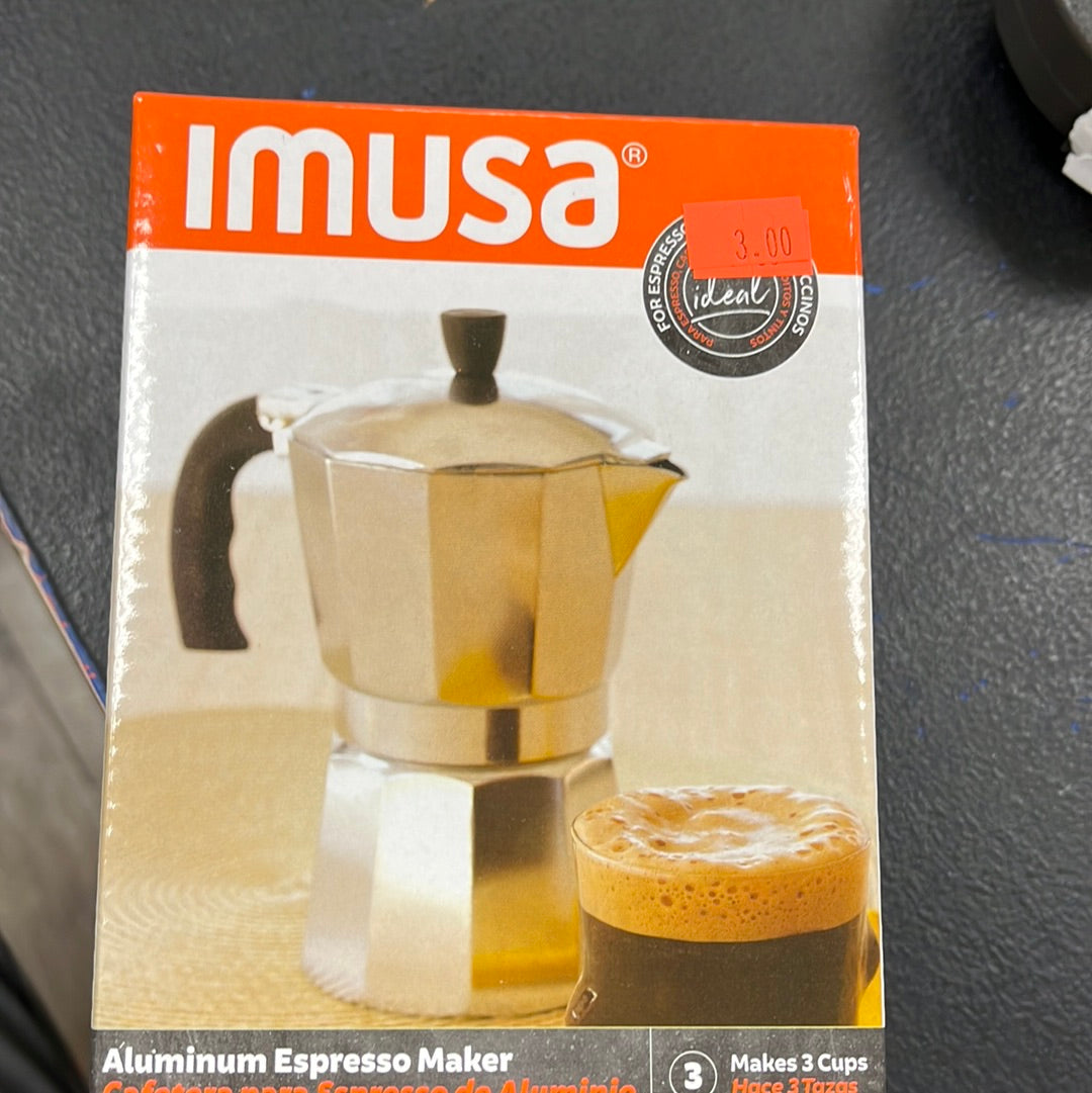 Imusa aluminum expresso maker